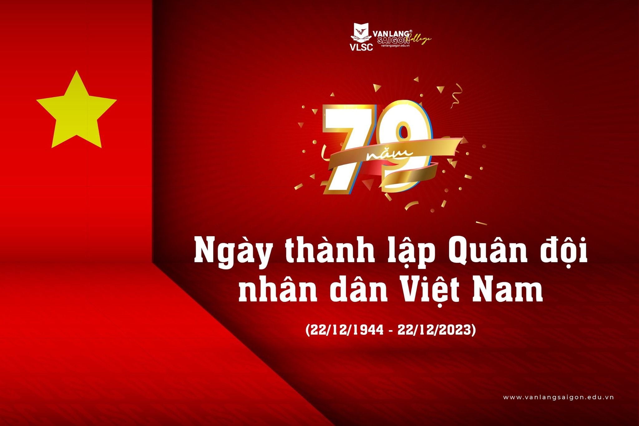 Chào mừng kỷ niệm 79 năm ngày thành lập Quân đội Nhân dân Việt Nam (22/12/1944 - 22/12/2023)